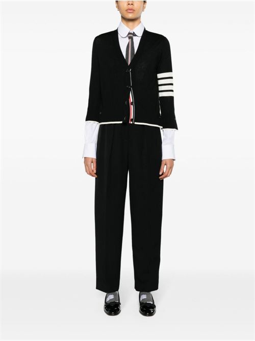 Cardigan con dettaglio a 4 righe THOM BROWNE | FKC334DY1014001